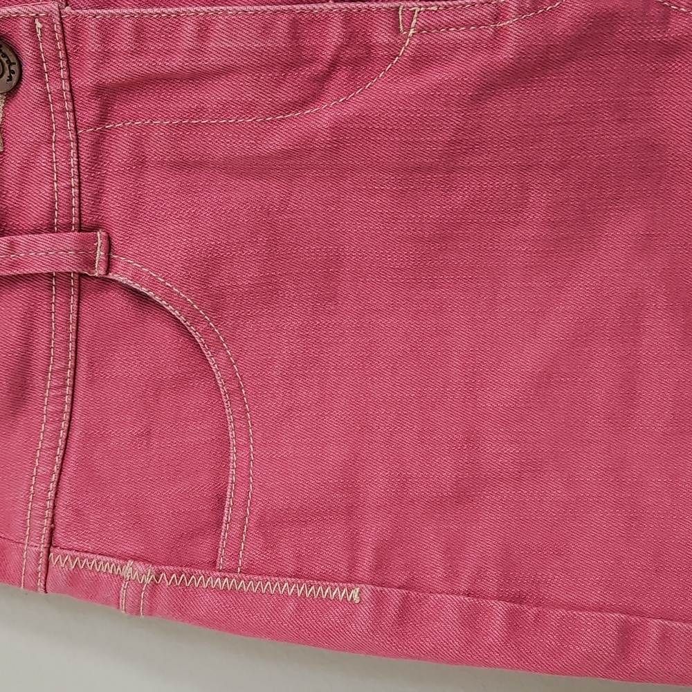 Boden Women's Pink Straight Denim Skirt Size 2R - Picture 4 of 11